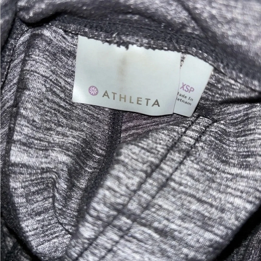 Athleta Metro Slouch Pants Womens  XSP Gray Comfort Stretch Convertible Zip Pkt